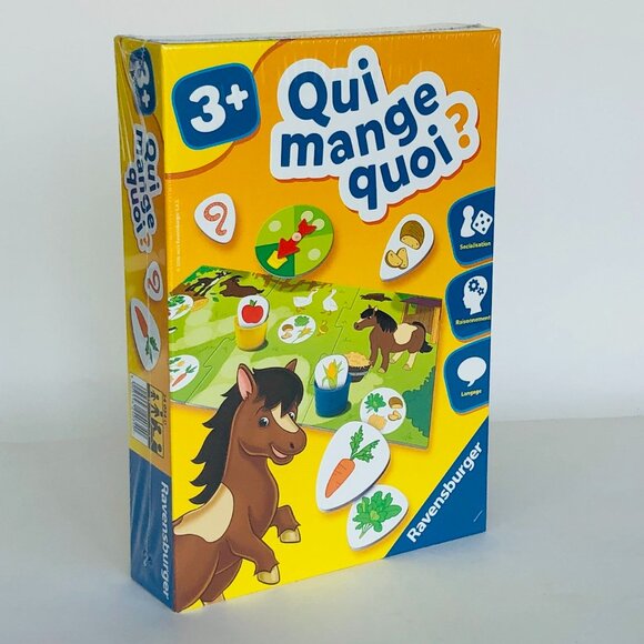 New Sealed Ravensburger Game Jeu Qui Mange Quoi? (Who eats what?) French - Picture 3 of 10
